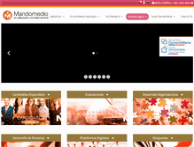 Tablet Screenshot of mandomedio.com